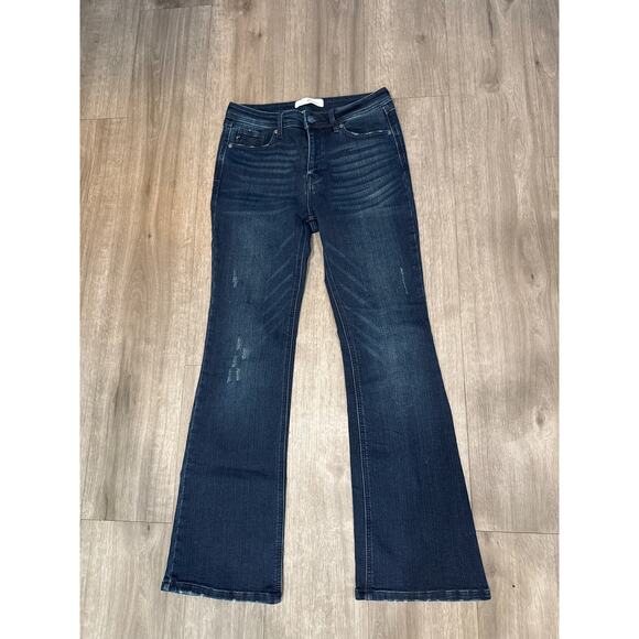 KanCan Denim - Kancan Mid Rise Flare Stretch Women's 7/27 Jeans